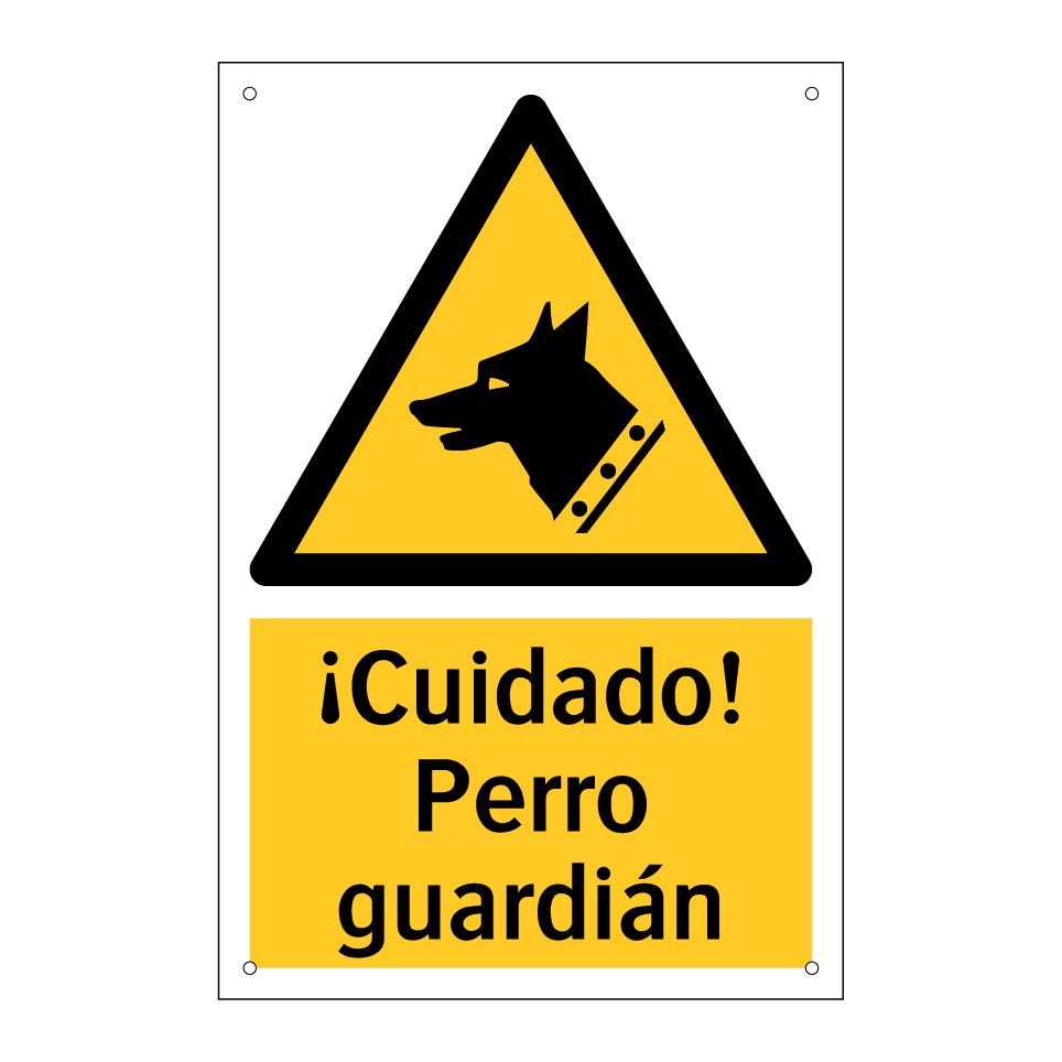 ¡Cuidado! Perro guardián