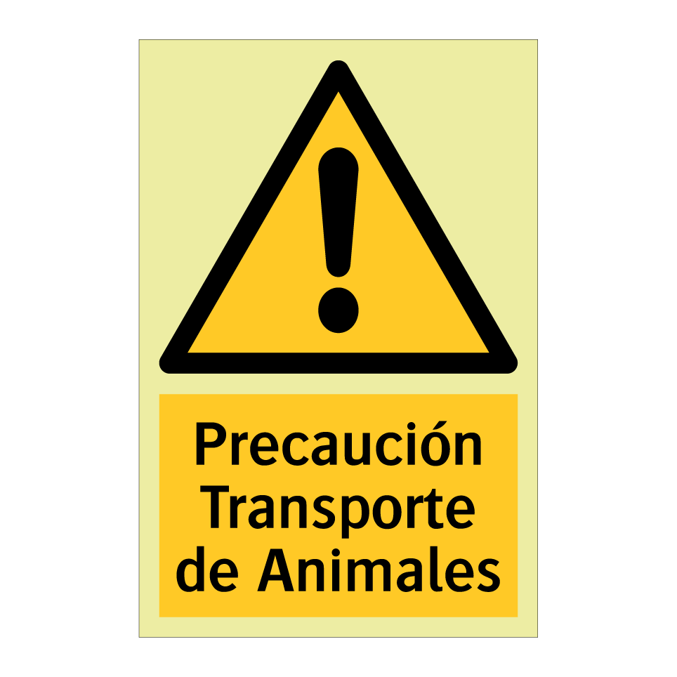 Precaución Transporte de Animales