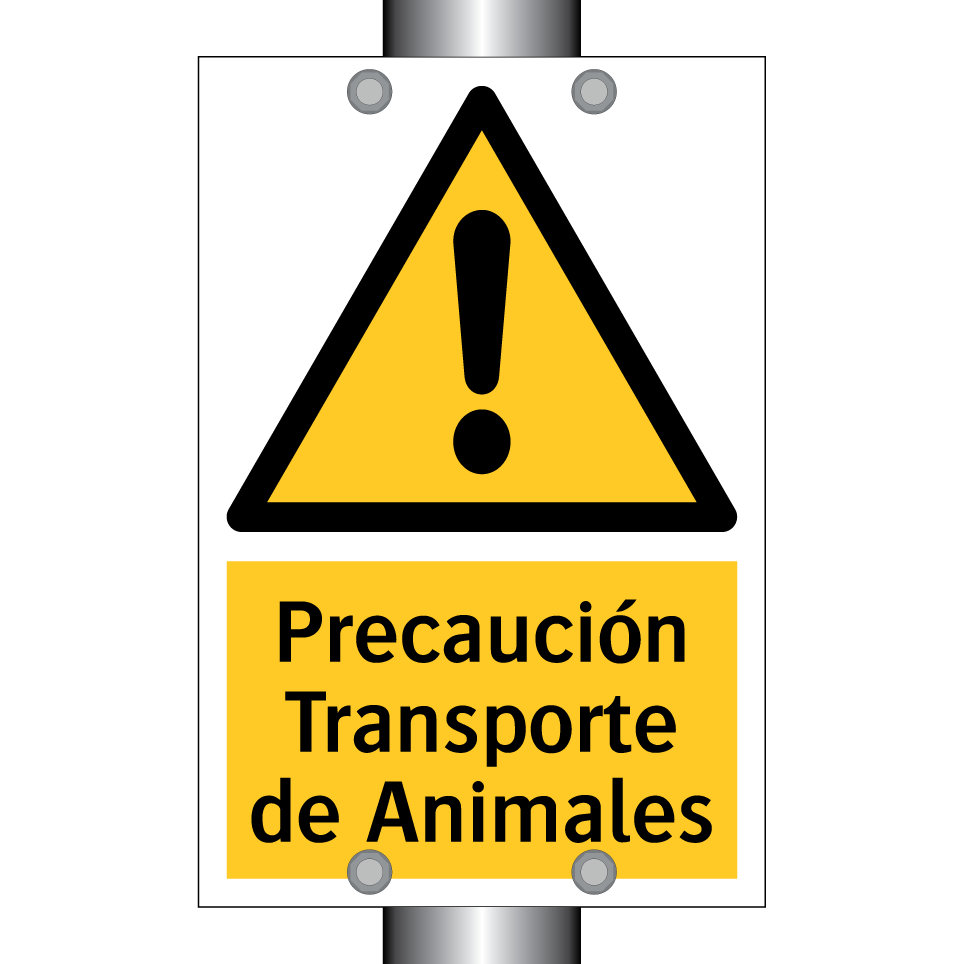 Precaución Transporte de Animales