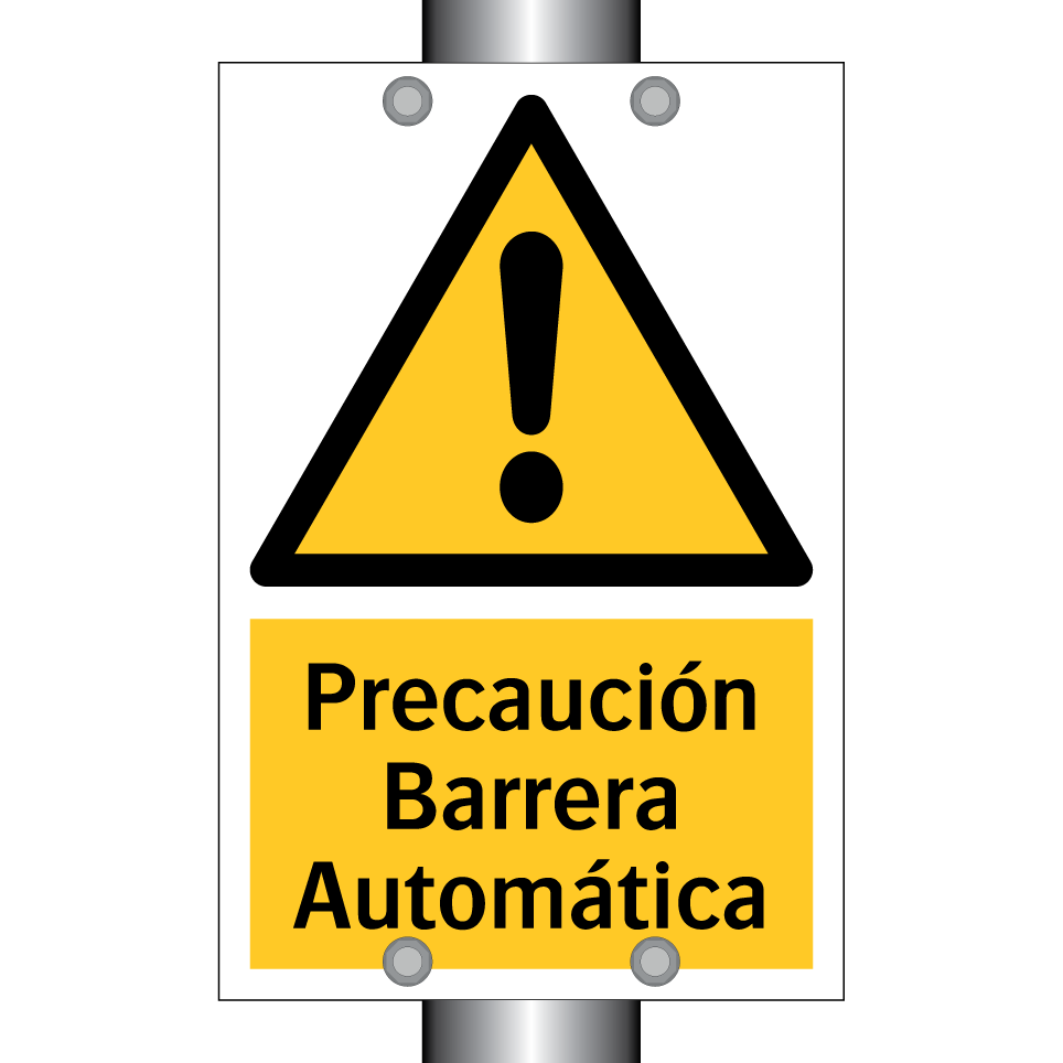 Precaución Barrera Automática