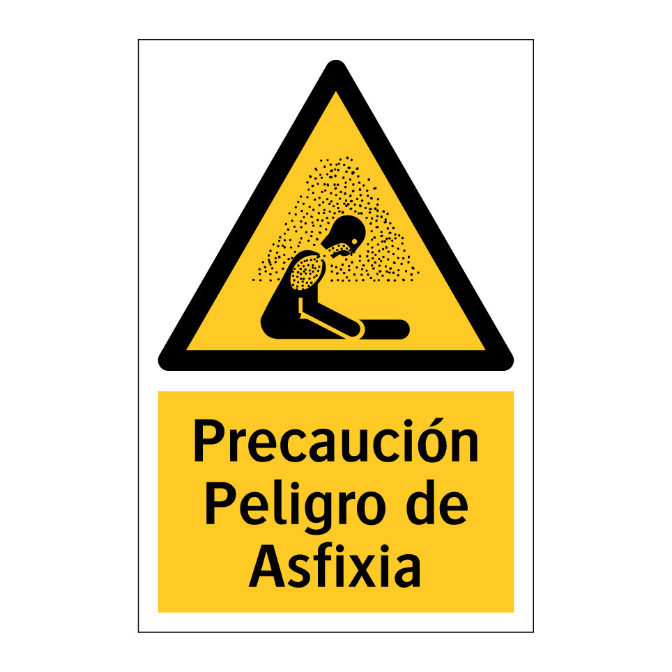 Precaución Peligro de Asfixia