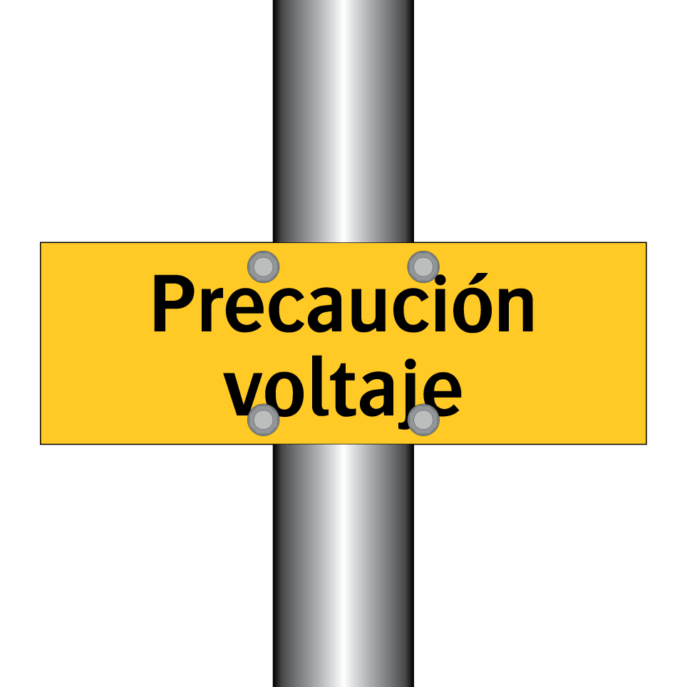 Precaución voltaje