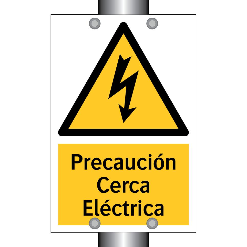 Precaución Cerca Eléctrica