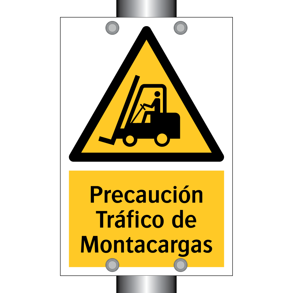 Precaución Tráfico de Montacargas
