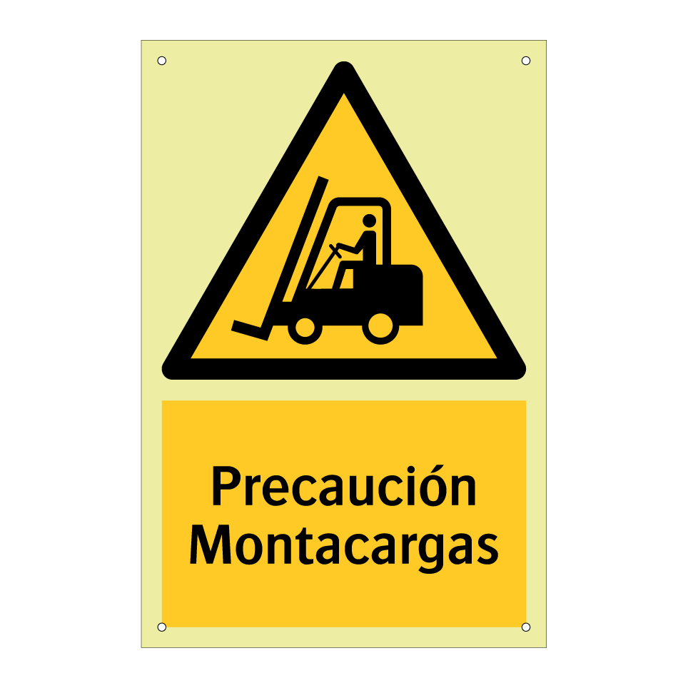 Precaución Montacargas