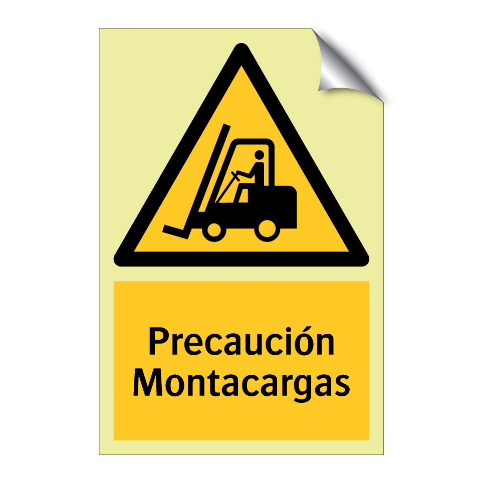 Precaución Montacargas