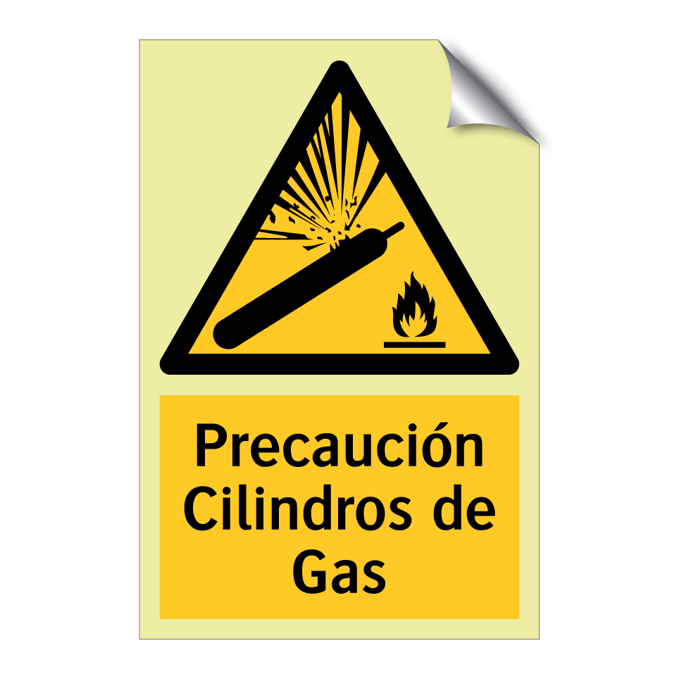 Precaución Cilindros de Gas
