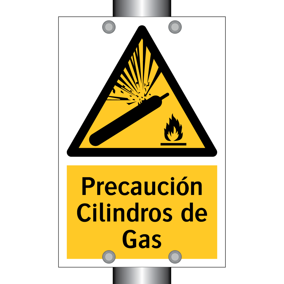 Precaución Cilindros de Gas