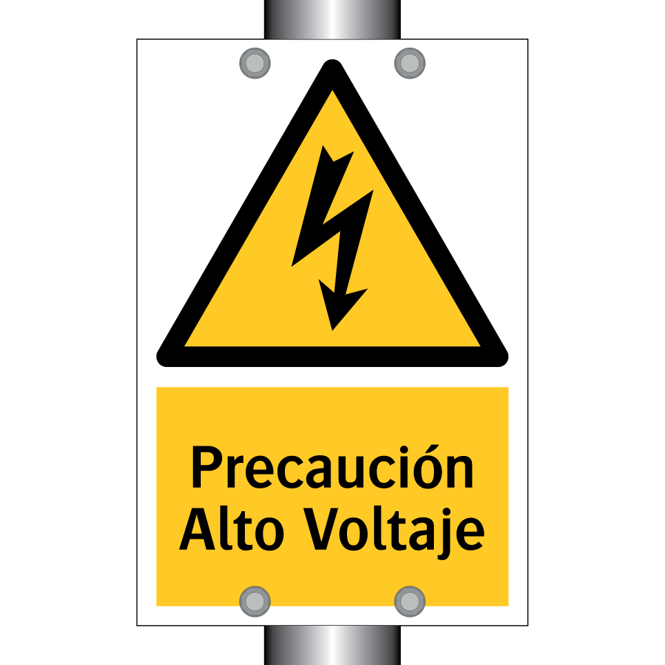 Precaución Alto Voltaje