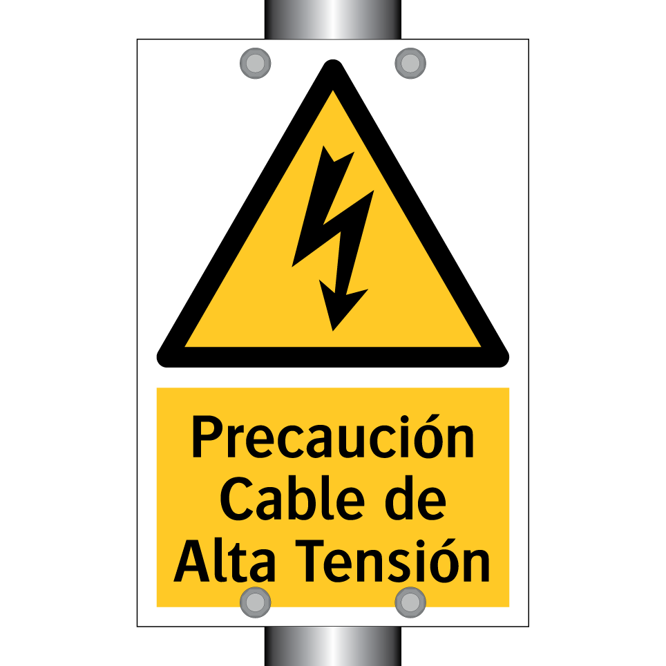 Precaución Cable de Alta Tensión