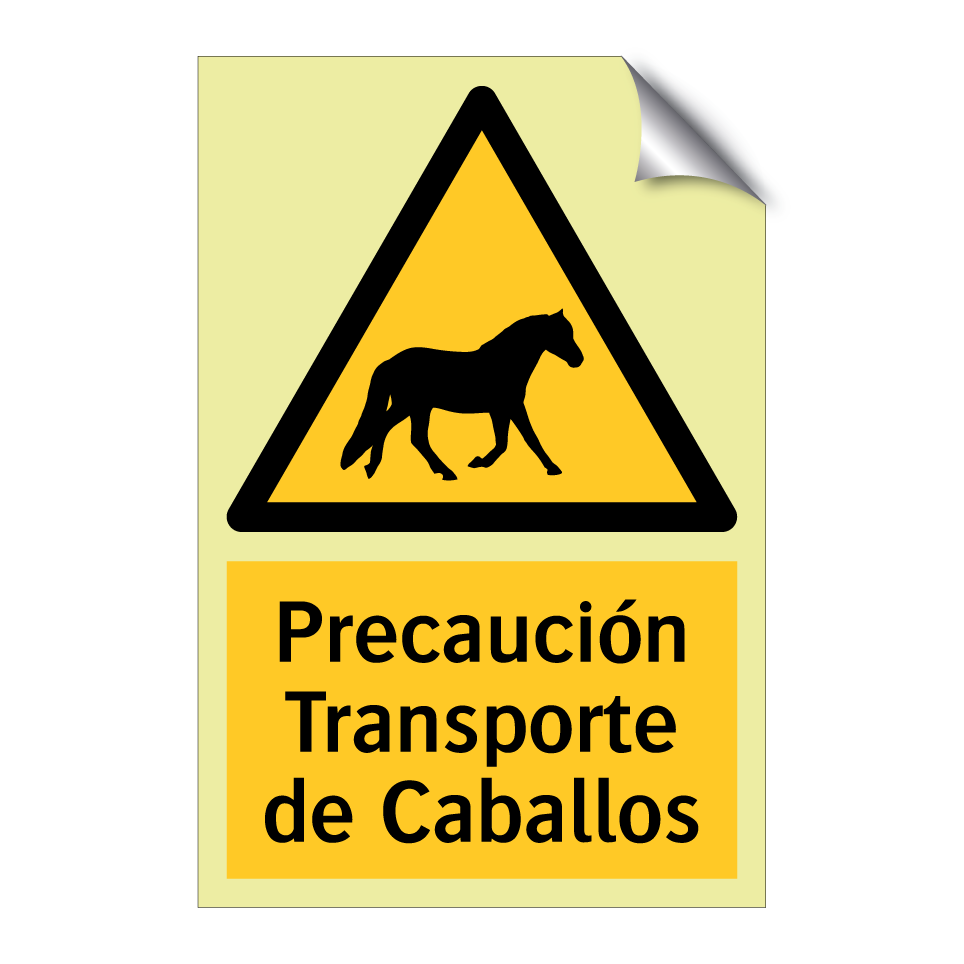 Precaución Transporte de Caballos