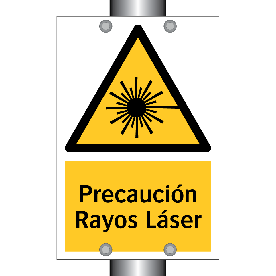 Precaución Rayos Láser