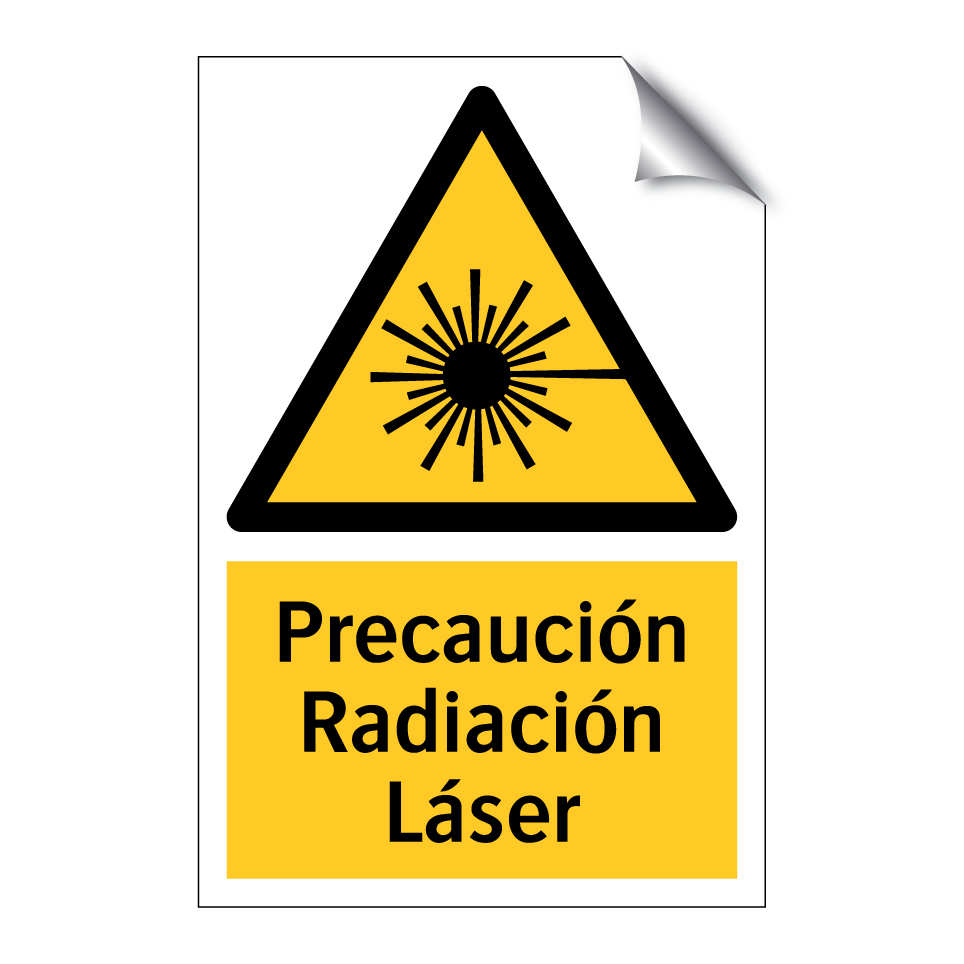 Precaución Radiación Láser