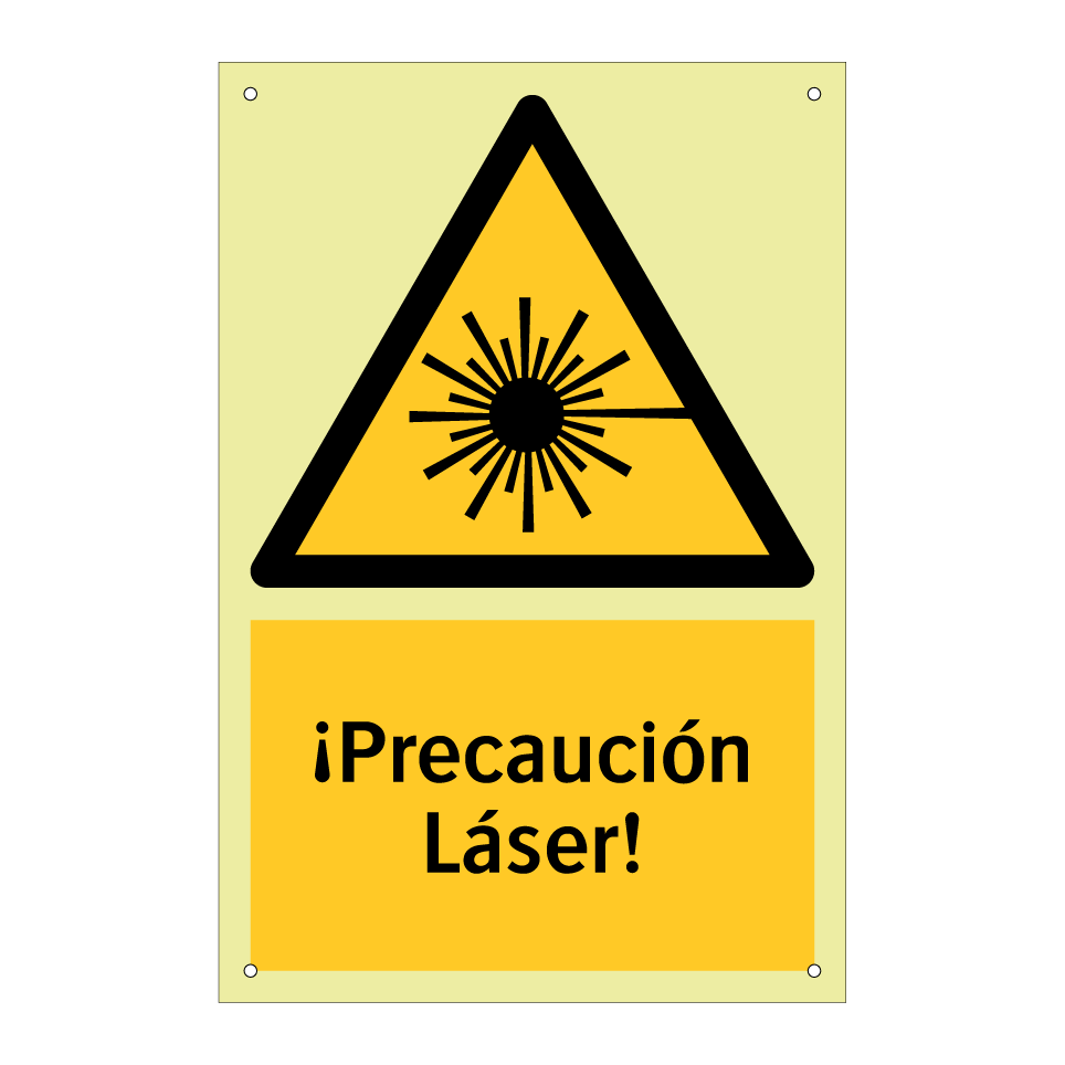 ¡Precaución Láser!