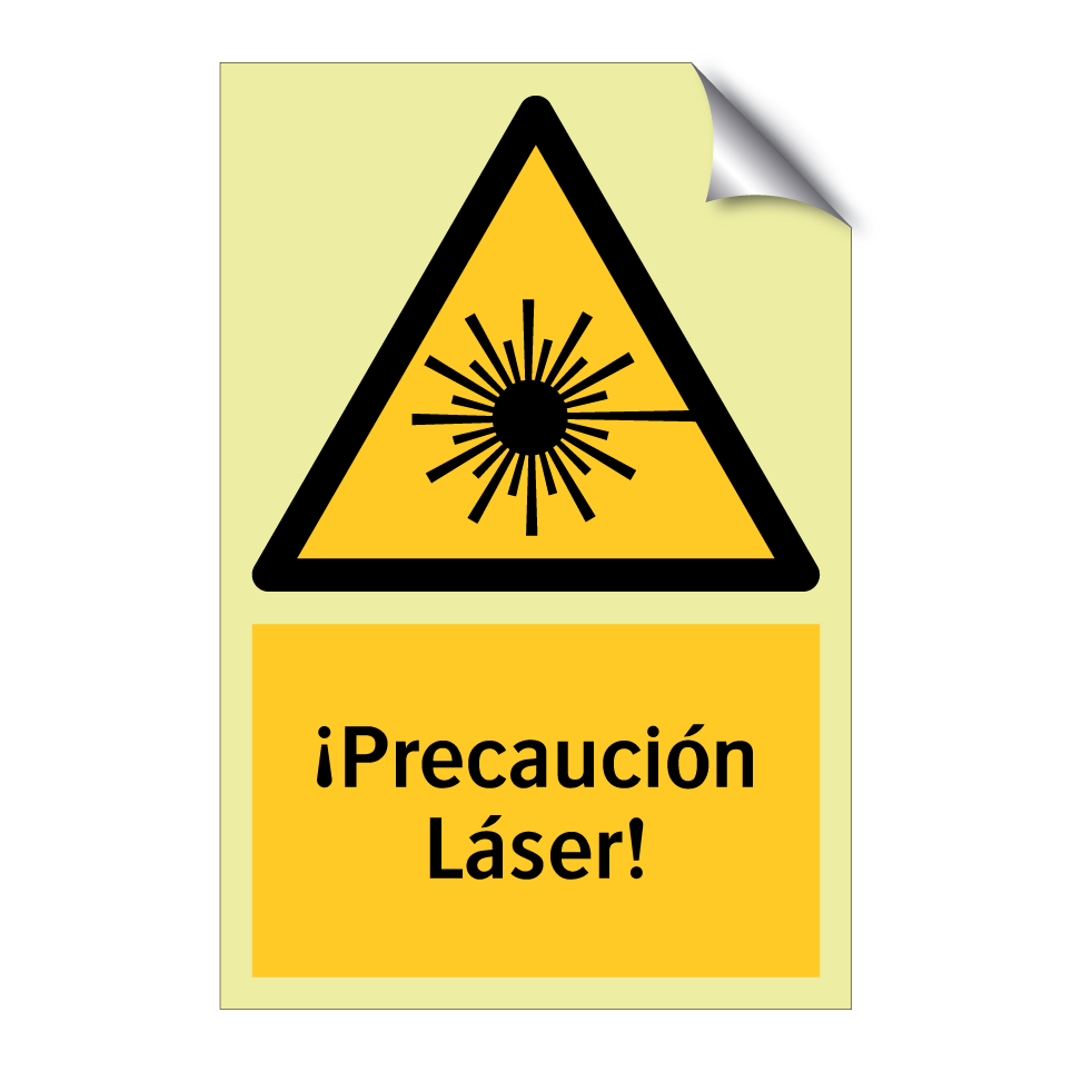 ¡Precaución Láser!