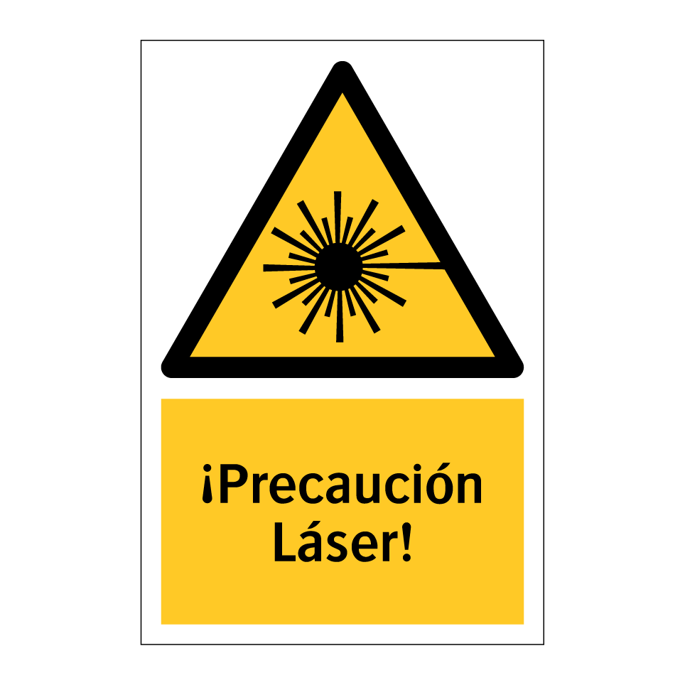 ¡Precaución Láser!
