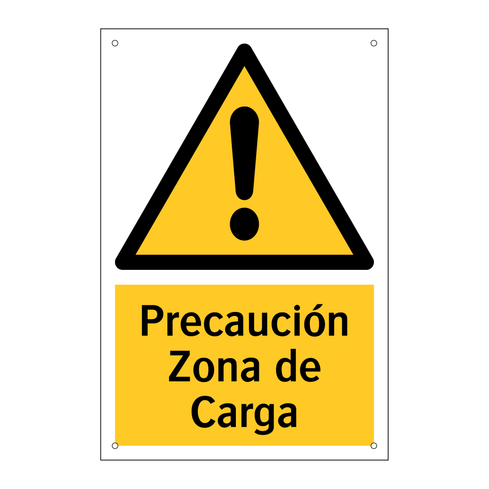 Precaución Zona de Carga