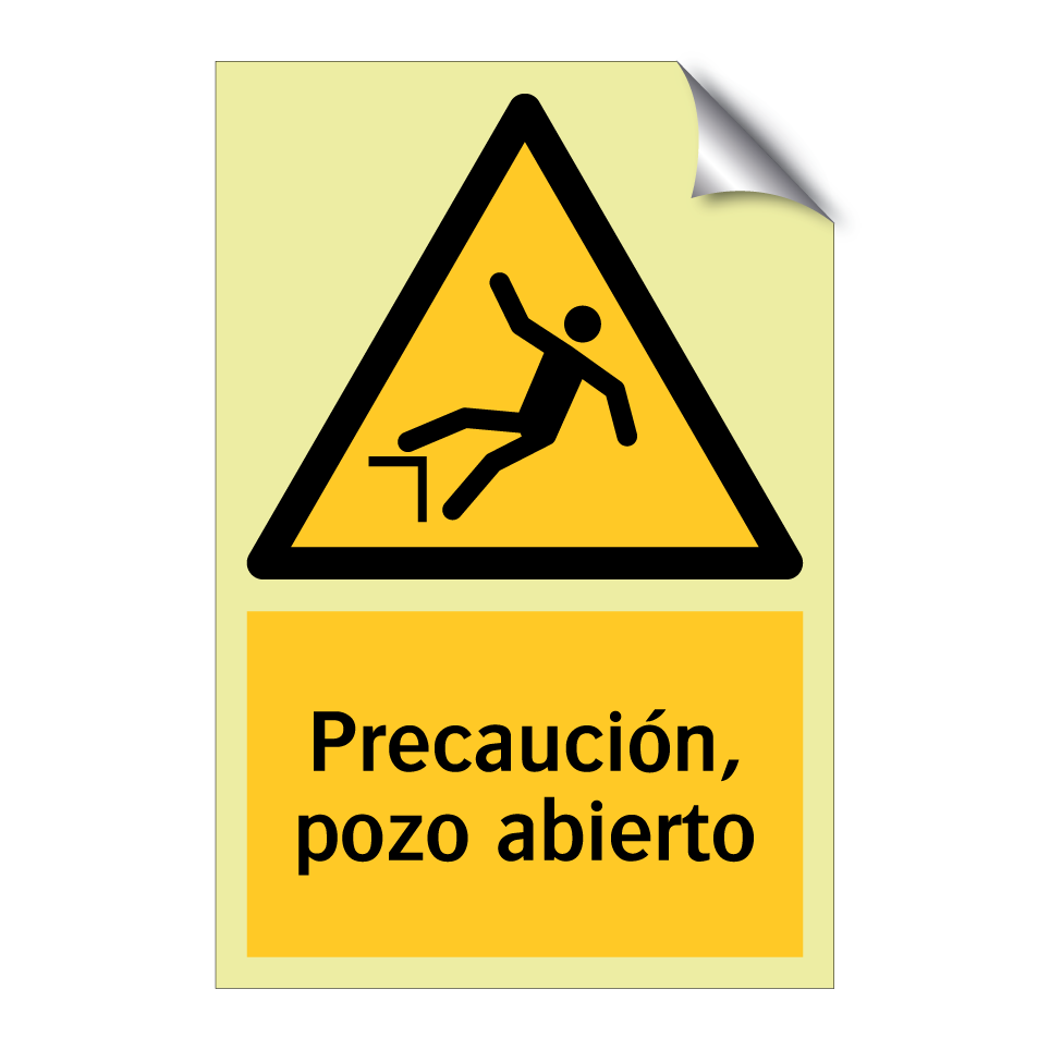 Precaución, pozo abierto