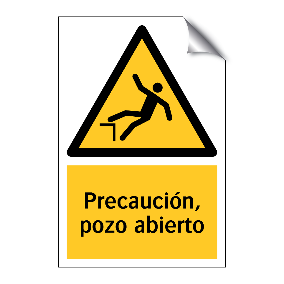 Precaución, pozo abierto