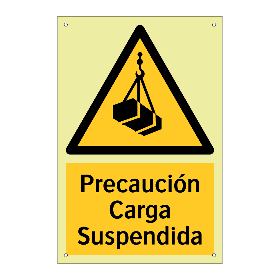 Precaución Carga Suspendida
