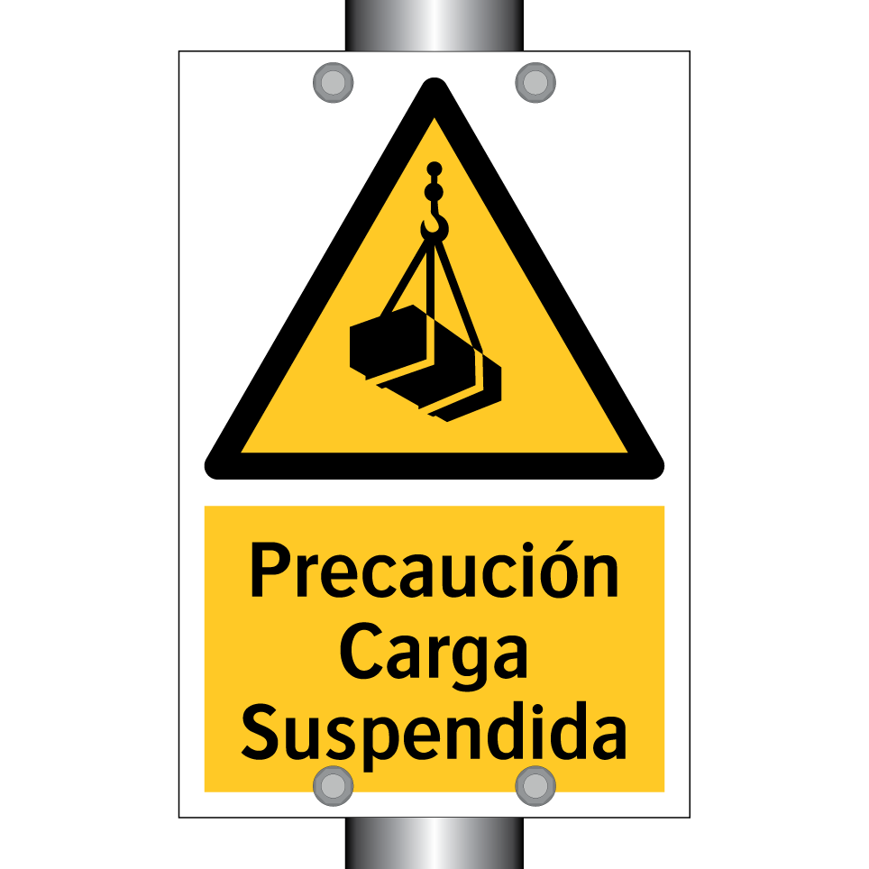 Precaución Carga Suspendida