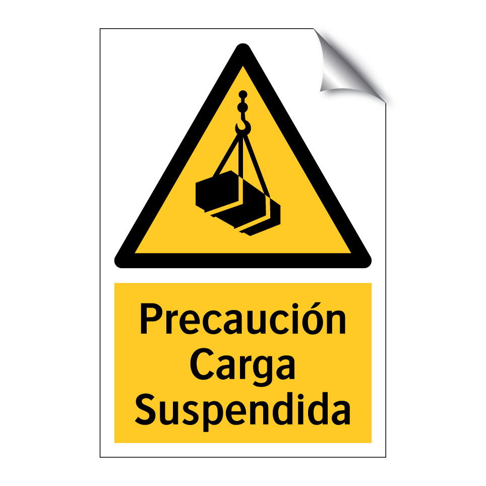 Precaución Carga Suspendida