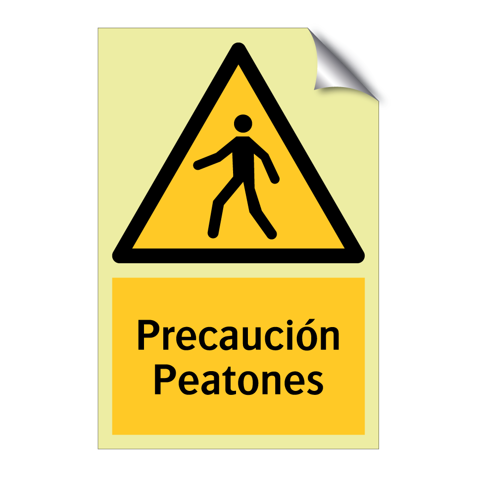 Precaución Peatones