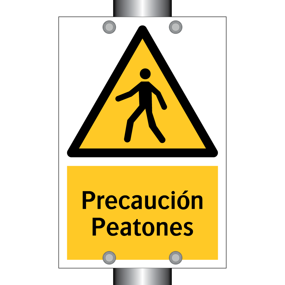 Precaución Peatones