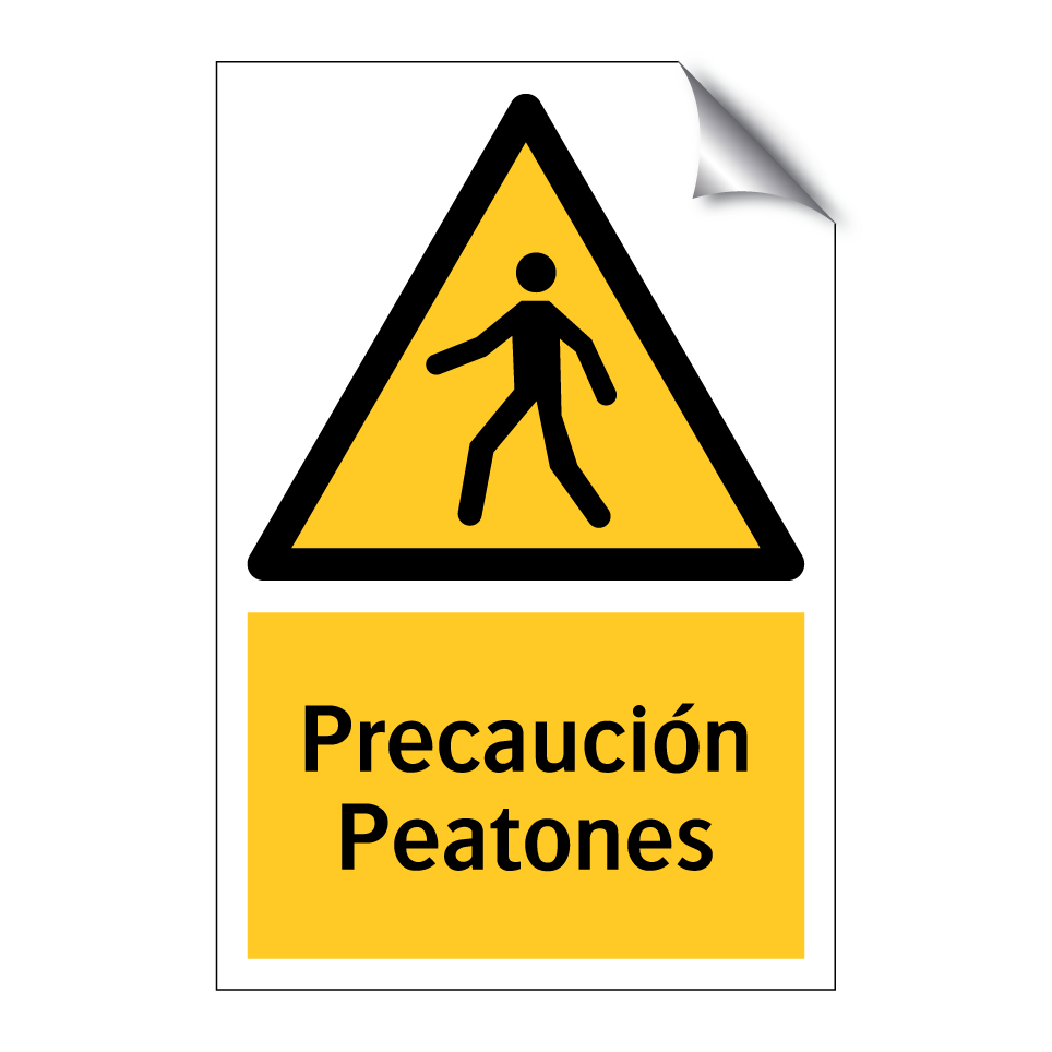 Precaución Peatones