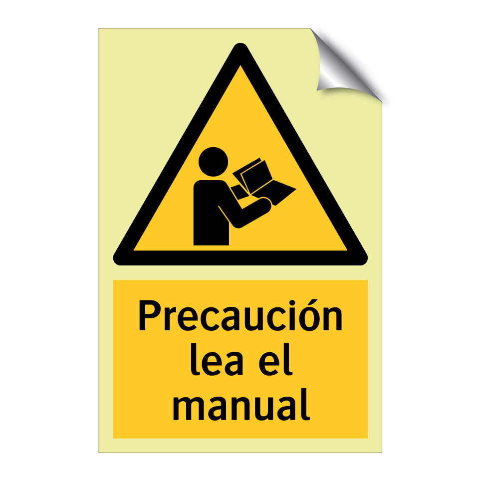 Precaución lea el manual