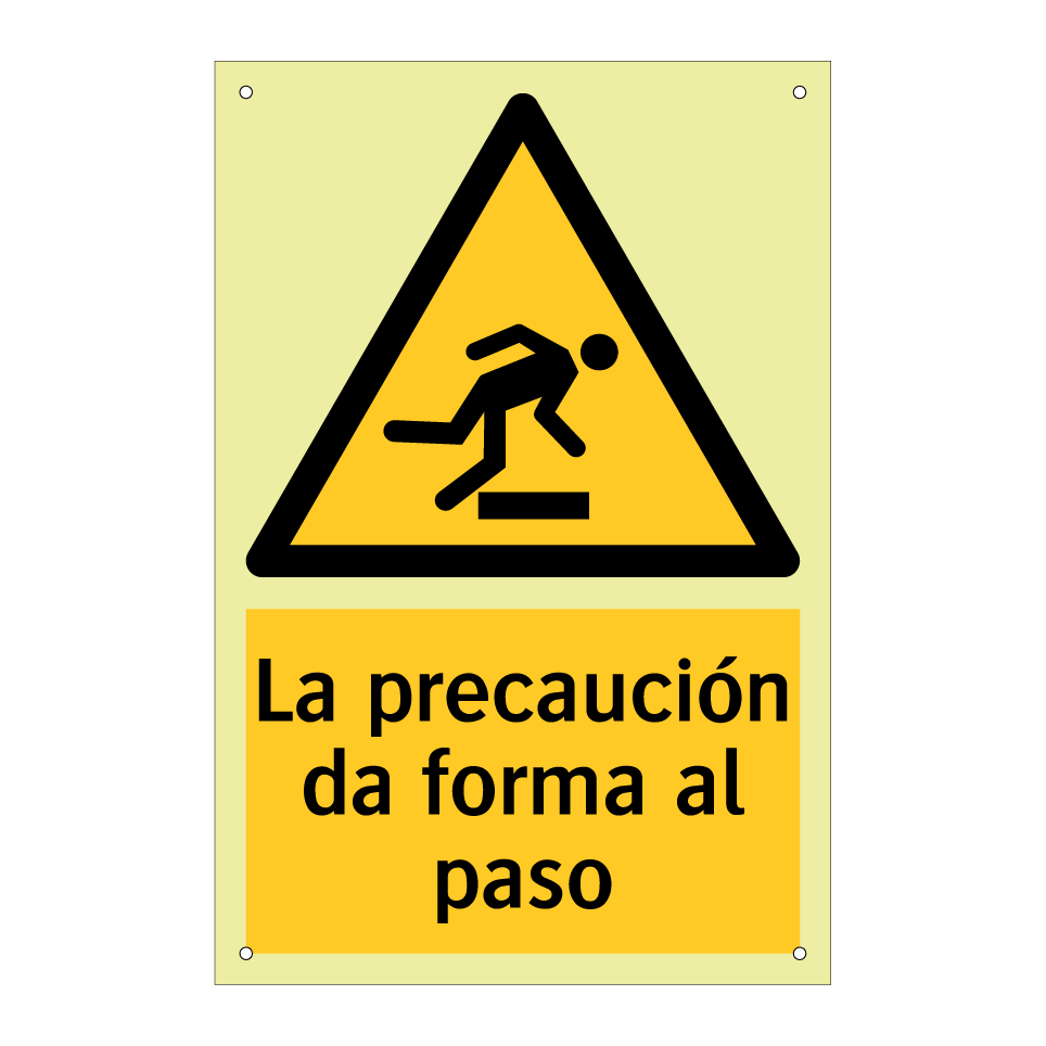 La precaución da forma al paso