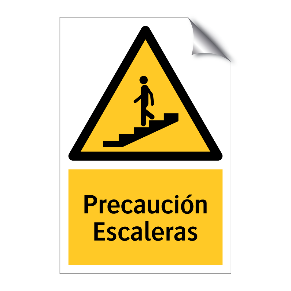 Precaución Escaleras
