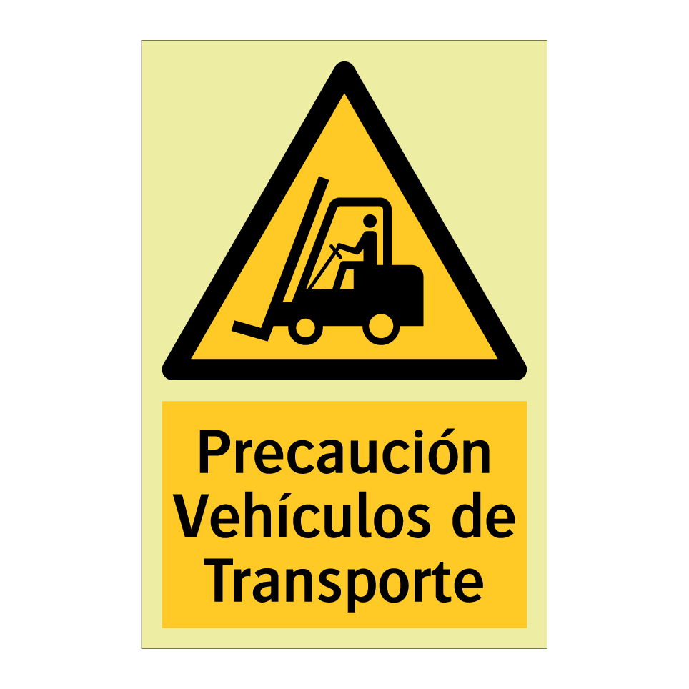 Precaución Vehículos de Transporte