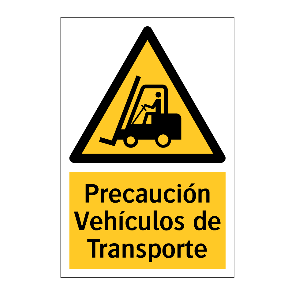 Precaución Vehículos de Transporte