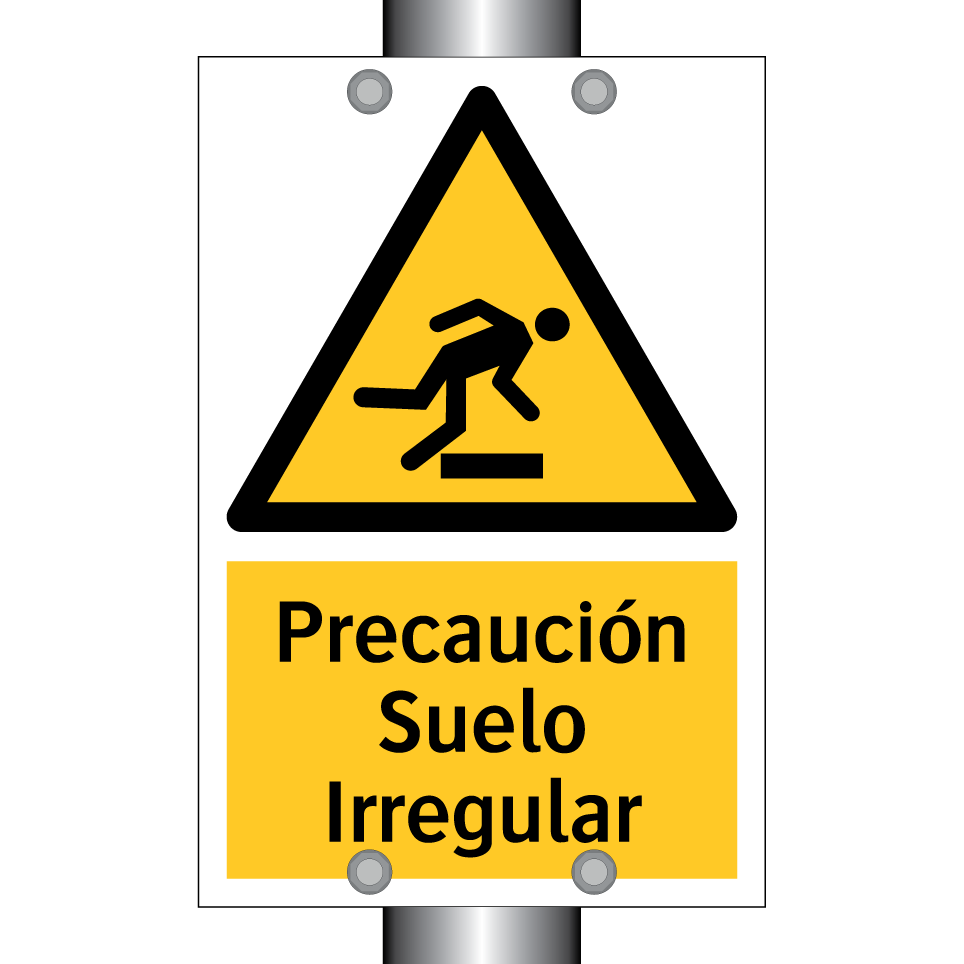 Precaución Suelo Irregular
