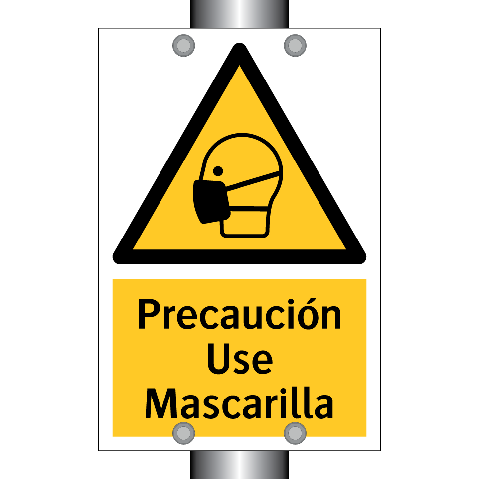Precaución Use Mascarilla