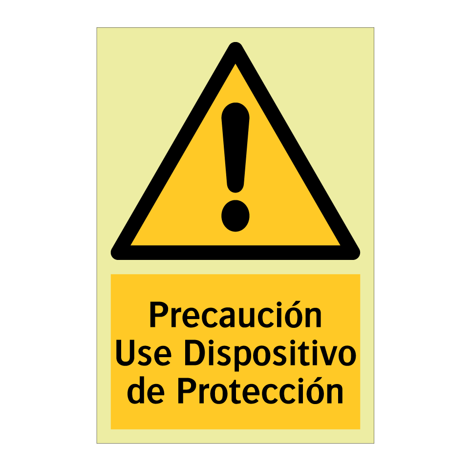 Precaución Use Dispositivo de Protección