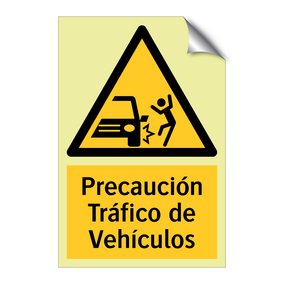 Precaución Tráfico de Vehículos