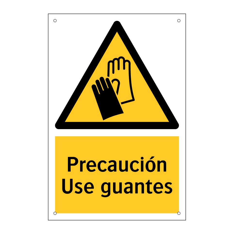 Precaución Use guantes