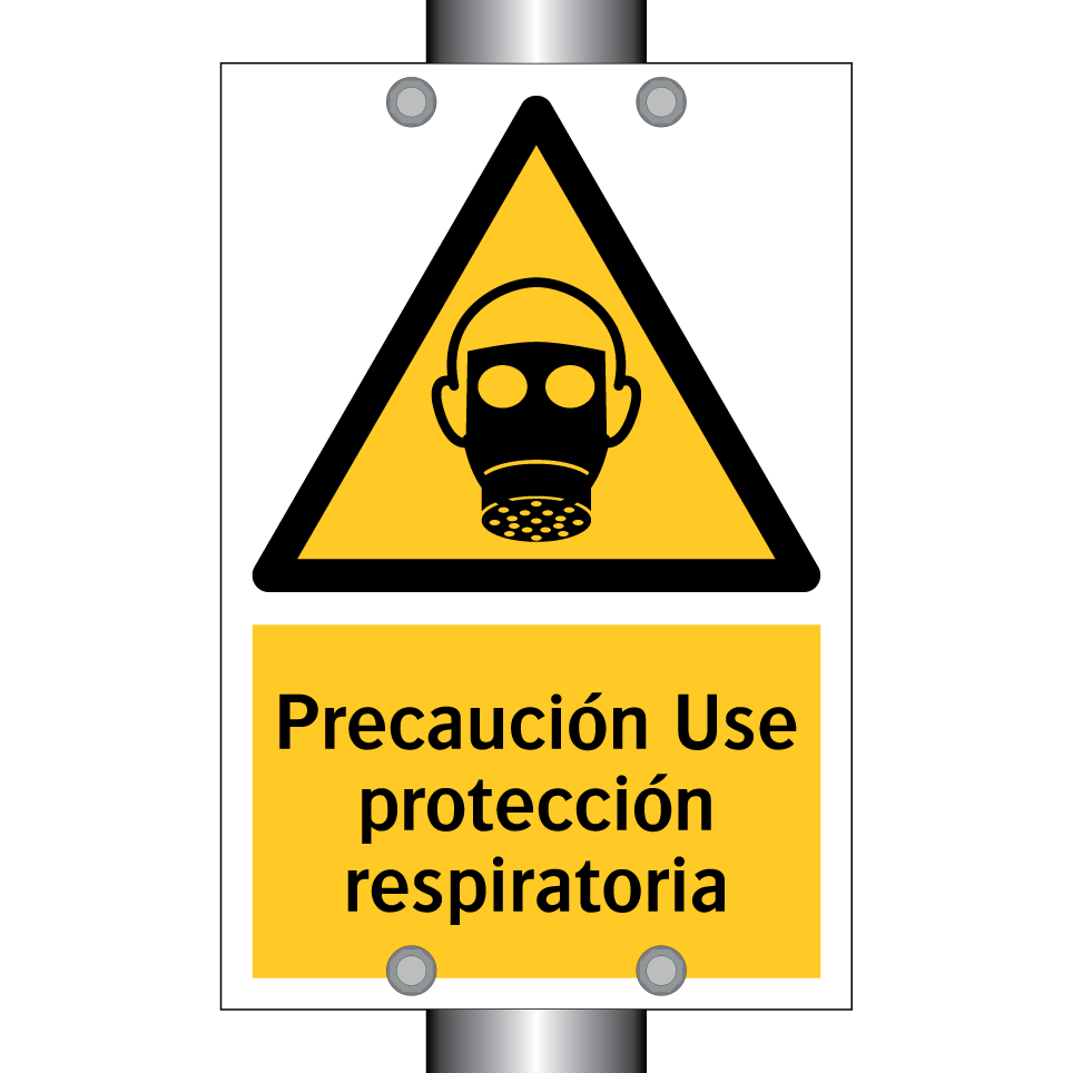 Precaución Use protección respiratoria