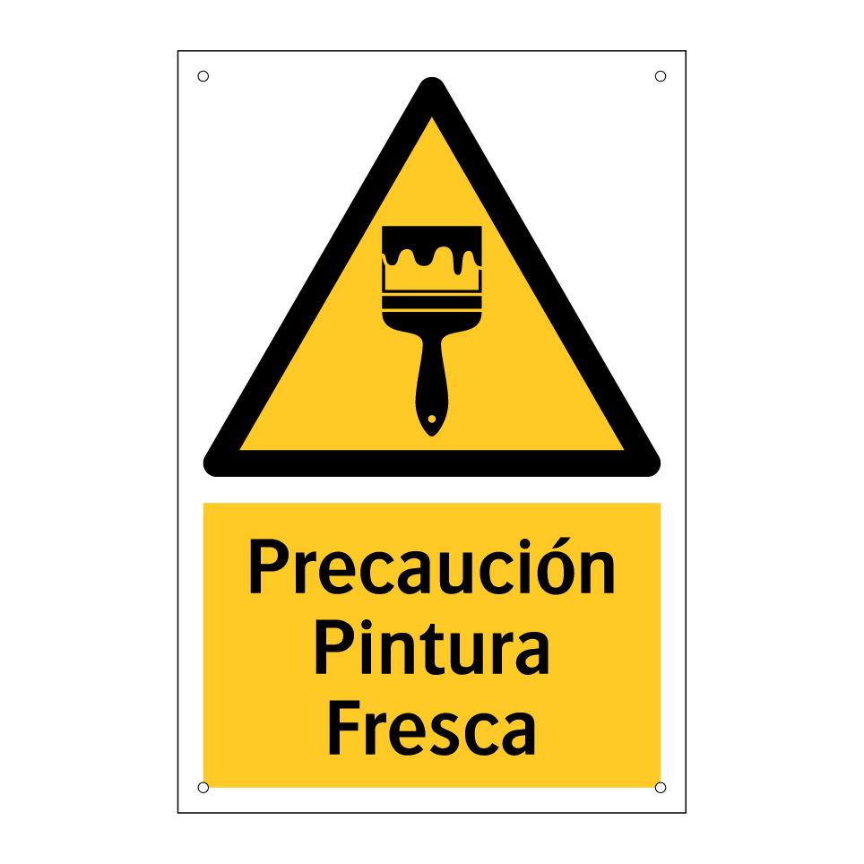Precaución Pintura Fresca