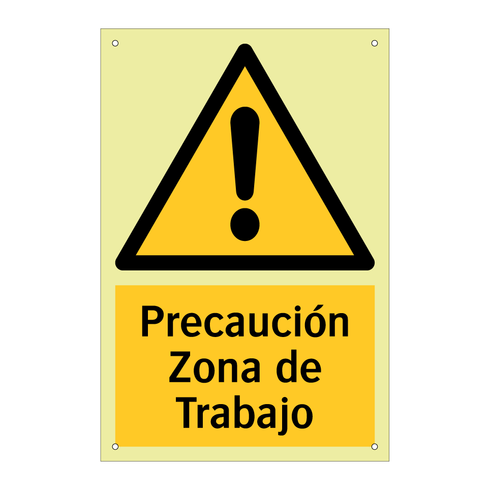 Precaución Zona de Trabajo
