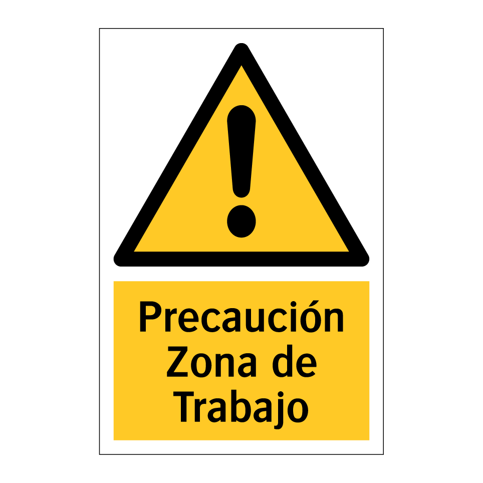 Precaución Zona de Trabajo