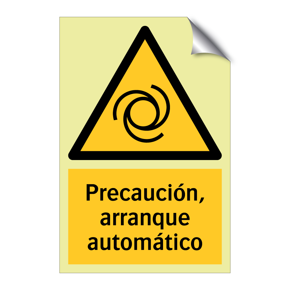 Precaución, arranque automático