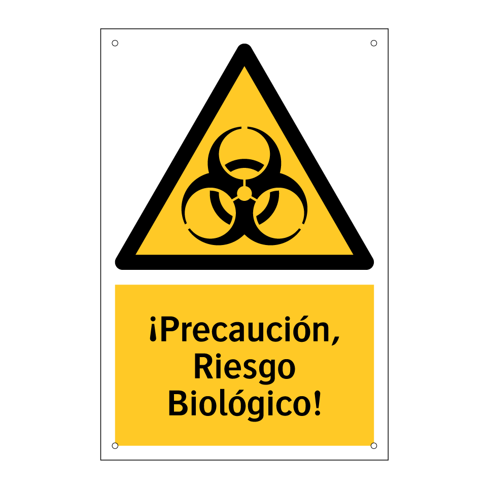 ¡Precaución, Riesgo Biológico!