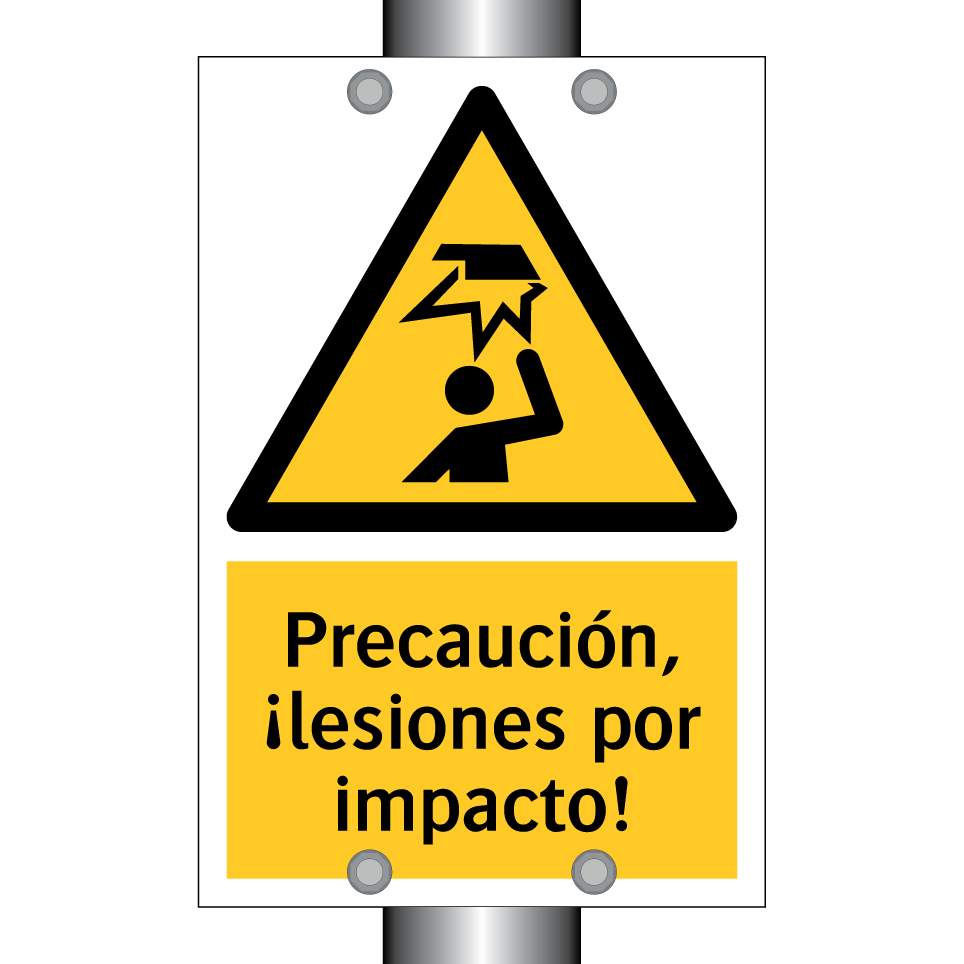Precaución, ¡lesiones por impacto!