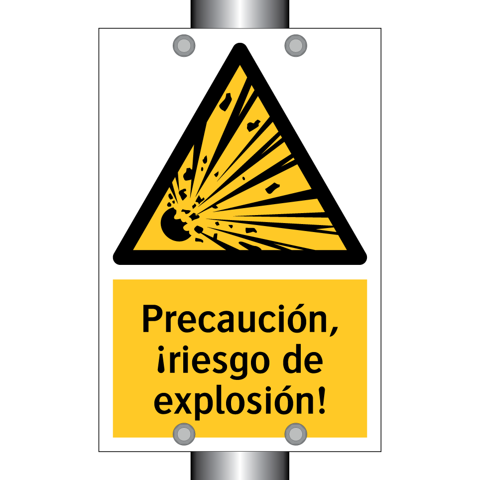 Precaución, ¡riesgo de explosión!