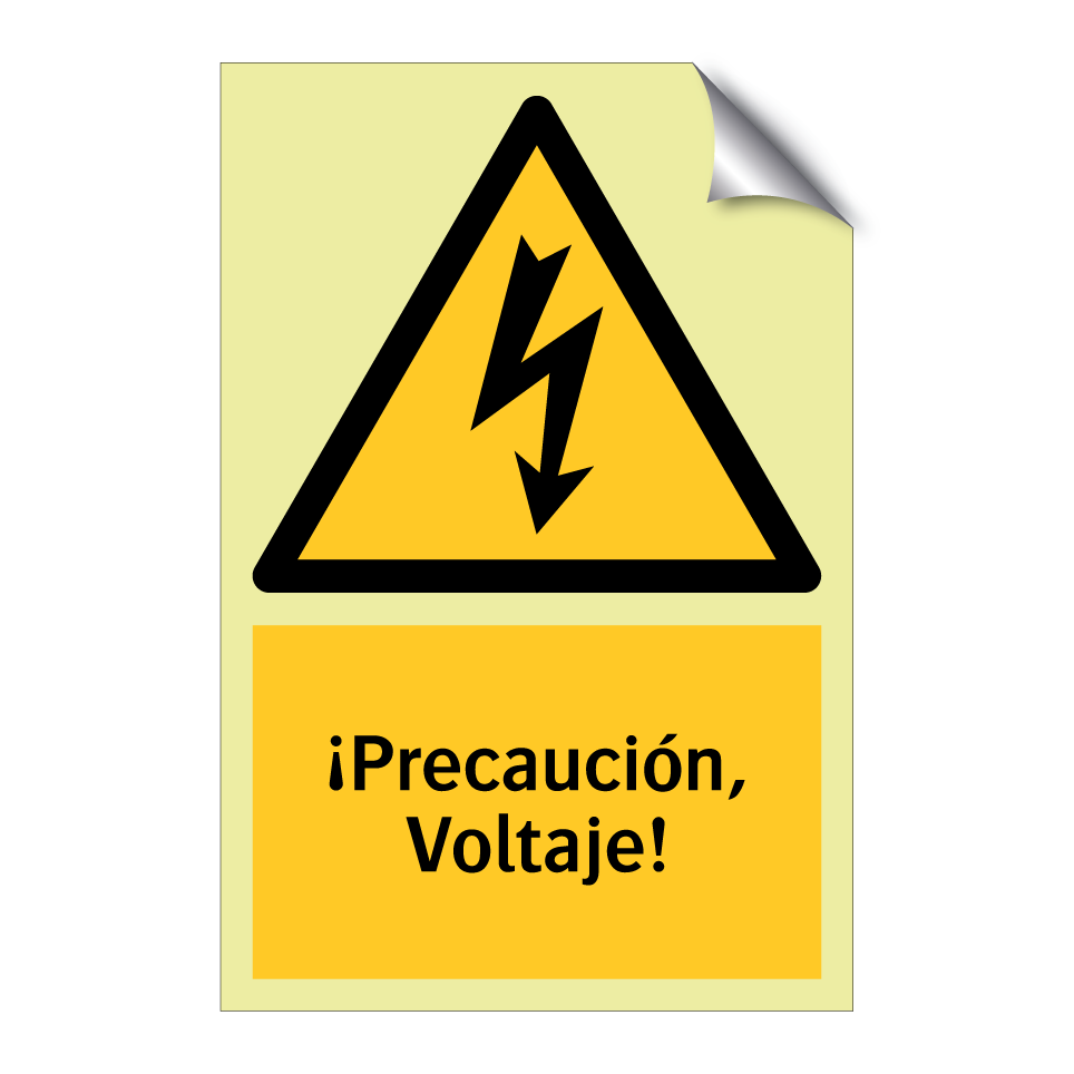 ¡Precaución, Voltaje!