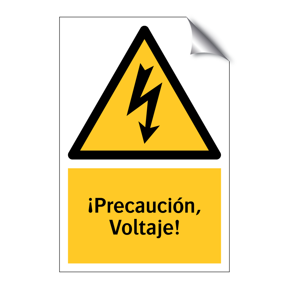¡Precaución, Voltaje!