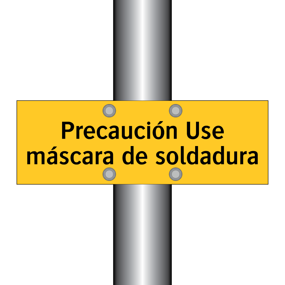 Precaución Use máscara de soldadura